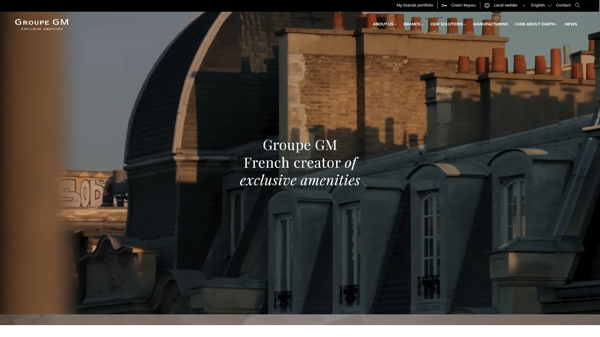 Capture du site Groupe GM