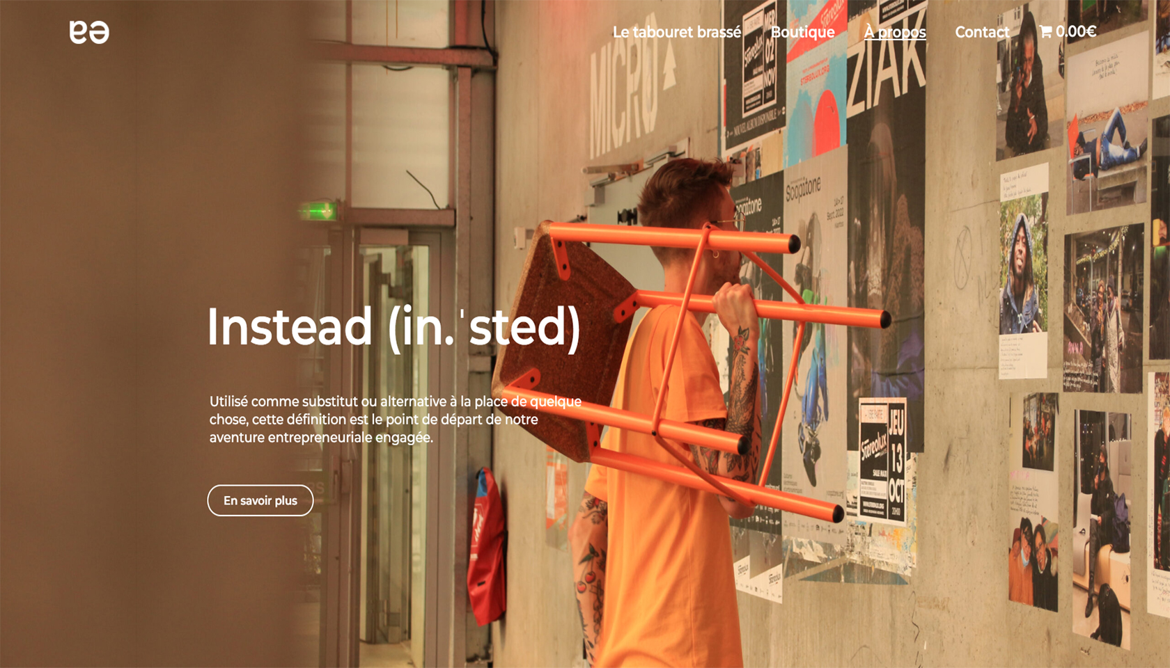 Capture du site Instead