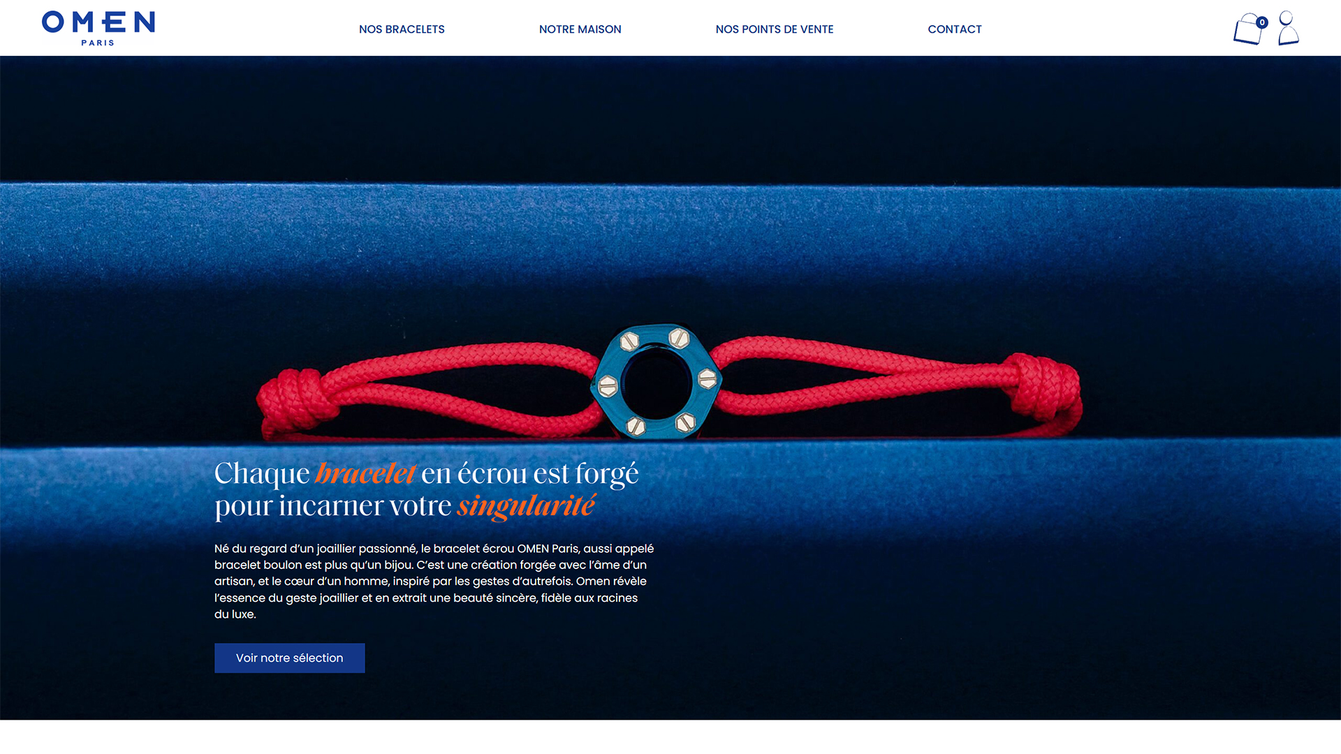 Capture du site OMEN