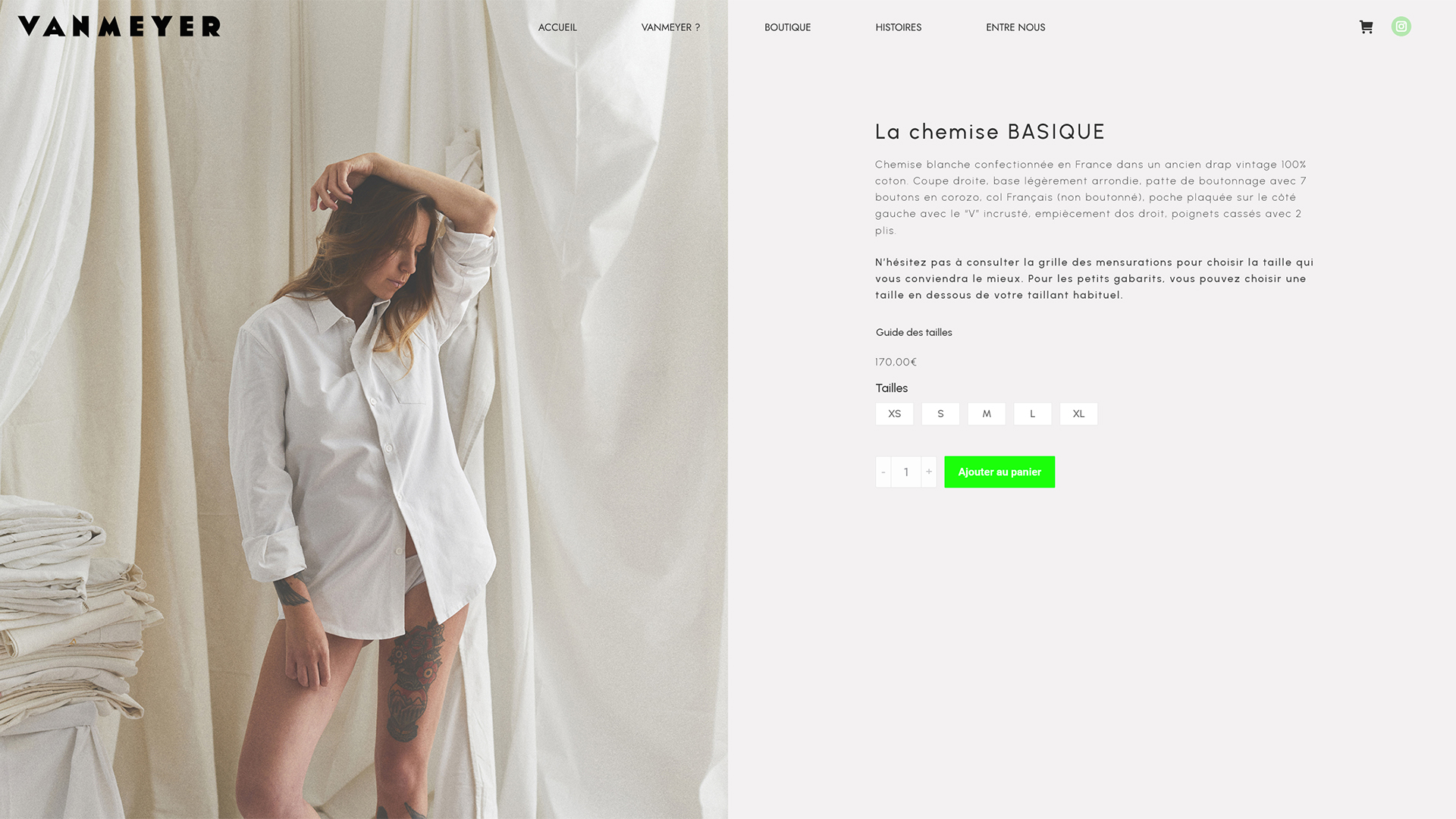 Capture produit Vanmeyer